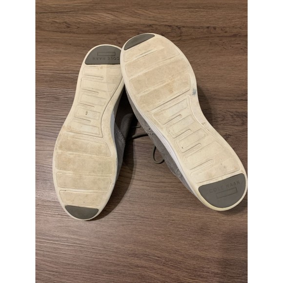 Cole Haan Womens Size 9B Gray #W05167 Wingtip Oxford Shoes - Picture 6 of 9